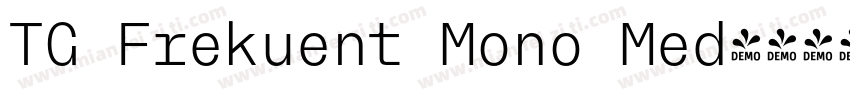 TG Frekuent Mono Med字体转换